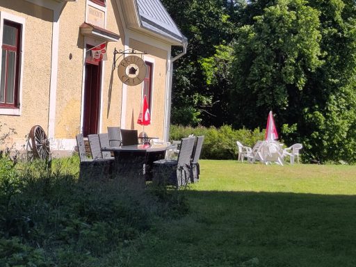 Das Brukscafé direkt am See